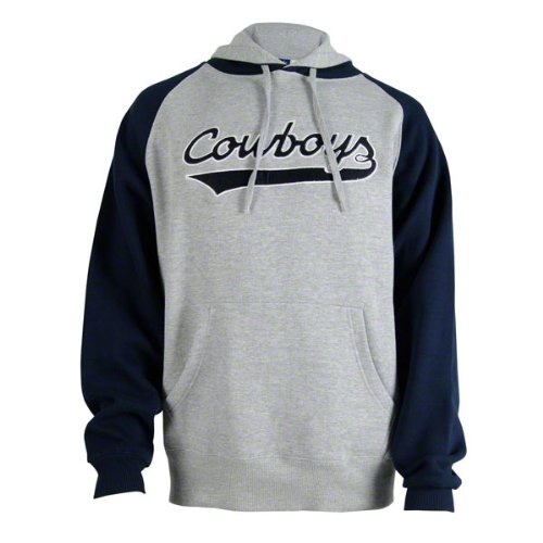 Dallas Cowboys Men's Cutless Raglan Hooded Sweatshirt XX Large