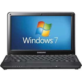 Samsung NC110 10.1 inch netbook (Intel Atom N550 1.5GHz, 1Gb, 250Gb, WLAN, BT, Webcam, Windows 7 Starter) - Black