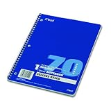 Mead® Spiral® One-Subject College-Ruled Notebook, One Notebook per Order, Color May Vary (05512)