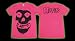 MISFITS - Fuschia Girls T-shirt Fiend Skull Punk