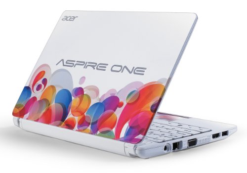Acer Aspire One AOD270-1606 10.1-Inch Netbook (Balloon Carnival) - Intel Atom N2600 Processor 1.6GHz (1MB Cache) - 1GB SDRAM RAM - 320GB 5400RPM Hard Drive - 10.1-Inch Screen, Intel GMA 3600 - Windows 7 Starter On Sale