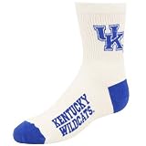 Kentucky Wildcats Youth White 901 (7-9) Tall Team Logo Socks