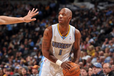 New Jersey Nets v Denver Nuggets: Chauncey Billups Photographic Poster Print by Garrett Ellwood, 24x36