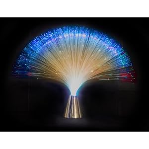 Multicolor Fiber Optic Lamp