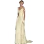 Formal Evening Gown. Ruffle Dress with Train for Prom, Party, Wedding by Sean Collection (1918)