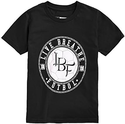Live Breathe Futbol XXI Noir Tee Shirt (Youth-Small)