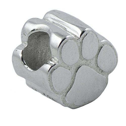 NCAA Clemson Tigers .925 Sterling Silver 3D Charm Bead, Clemson Jewelry