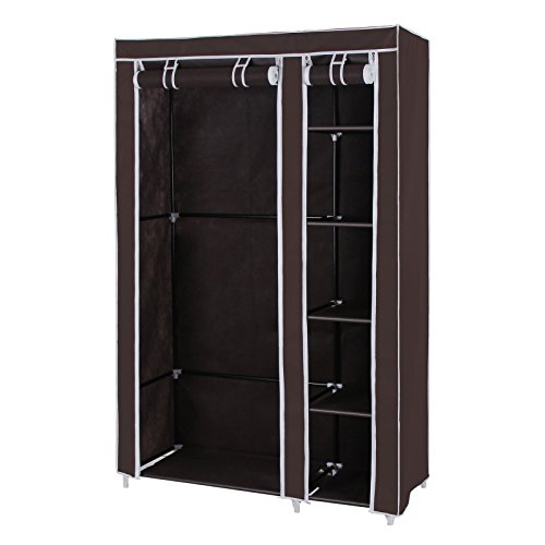Songmics clothes closet portable wardrobe storage organ…