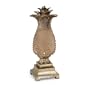 18" Decorative Tropical Pineapple Table Accent on Vintage Base