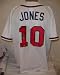 Chipper Jones Autographed/Hand Signed Atlanta Braves White Majestic Baseball Jersey