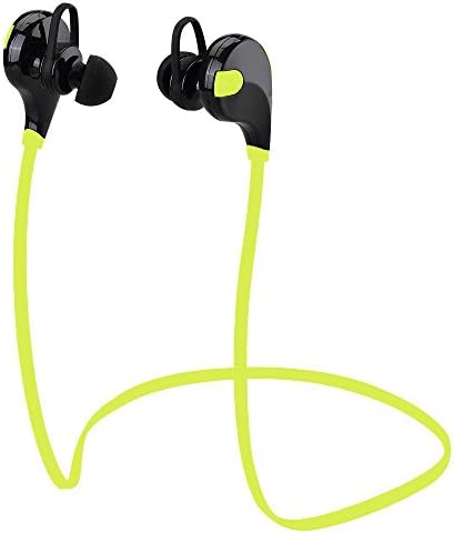 Fullblam Bluetooth Wireless Stereo Sports/running &amp; Gym/exercise Bluetooth Earbuds Headphones Headsets W/microphone for Iphone 6 6s 6 Plus 5s 5c Samsung Galaxy Smart Phones (Green)