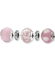 Reflection Beads Silver Powder Puff Boxed Bead Set