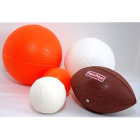 Fisher Price Give Me Five Sports Center - Set of 5 Replacement Balls by Fisher-Price