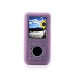 yooZoo SanDisk Sansa e250 e260 e270 e280 Premium Silicone Skin Kit with Belt Clip, Sports Armband, LCD Screen Protector, Lanyard - Orchid Purple