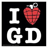 Green Day - Aufkleber/Sticker Love