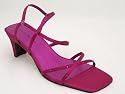 Bandolino Obex Dark Pink Satin Strappy Sandals for Women sz 8M