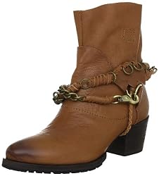 Giudecca Baasan AW12JY331, Damen Fashion Stiefel, Braun (cognac), EU 40
