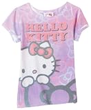 Hello Kitty Girls 2-6x Short Sleeve Bows Sub Tee