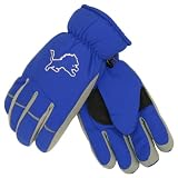 Detroit Lions Thinsulate Lined Mens Ski Glove