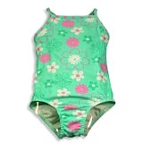 Anita G : Girlfriends by Anita G. - Toddler Girls One Piece Swimsuit, Green, Fuschia