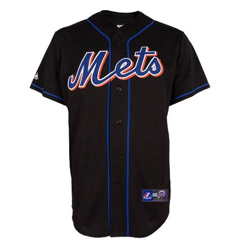 Men's New York Mets Replica Alternate Jersey by Majestic - L