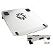 Portable Laptop Stand W/ Usb Port Cooling Fan,br Aluminum,