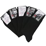 For you Business Herren Socken mit Elasthan ohne Naht (10 Paar), schwarz