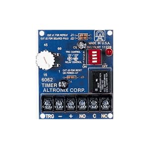 Altronix 6062 PROGRAMMABLE TIMER MODULE 1 SEC - 60 MIN SPDT 8A by Altronix Corp.