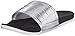 adidas Women's Adilette SC, Core Black/Matte Silver/White, 11