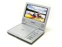 Axion AXN-6072 7-Inch Widescreen Portable DVD Player, Silver