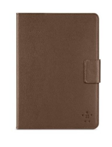 Belkin Leather Cover Folio with Stand for Apple iPad mini, Brown (F7N018ttC01)