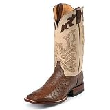 Mens JUSTIN OSTRICH Cowboy Boots Casual TAN BROWN (Size Run 8 - 13 B D EE) SPR-SUM FAL-WIN by Justin