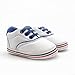 DZT1968® Unisex Baby Canvas Soft Sole Casual Sports Shoes Prewalker Sneaker (6~9 Months, White)