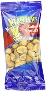 Planters Peanuts, Salted, 1-Ounce Single Serve Packages (Pack of 72)
