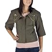 Mossimo&reg; Black: Cropped Swing Jacket - Olive