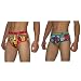Search : 2 PACK: Mens Super-Heroes Stretch Briefs / Underwear: Spiderman & Iron Man - Multicolor