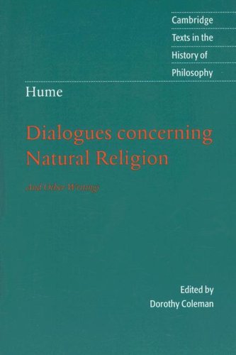 Dialogues Concerning Natural Religion: And Other Writings
