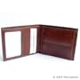 MONETA - Men's Italian Leather Wallet with Coin Compartment (Dark Leather)