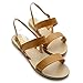 Ollio Womens Shoe Flat Comfortable Slingback Sandal