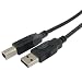 Eforcity 6ft Usb 2.0 Device Black A To B Cable
