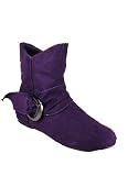 Buckled Suede Ankle Boot