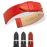 HIRSCH Softcalf L, French Calf Leather, 10 Brown, 19 mm, Steel Buckle