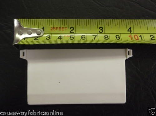 VERTICAL BLIND TOP QUALITY PLASTIC BOTTOM WEIGHTS PACK OF 10 by Causeway Fabrics