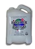 WonderGrow Certified Organic Fertilizer & Organic Plant Food - Beautiful Grass, Flowers, Fruits, Trees, Plants & More - Gallon - Covers 64,000 Square Feet - Makes 256 Gallons