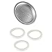Univen Espresso Filter and Gasket Seals fits Bialetti 6 Cup Aluminum Espresso Makers 64mm