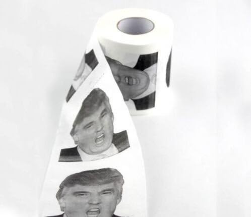 Trump Toilet Paper Gag Gift - Donald Trump Toilet Paper Gag Gift - Dump On Trump