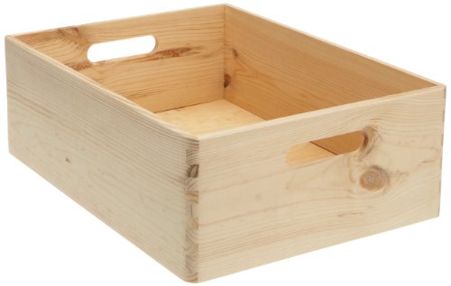 Zeller 13145 Allzweckkiste, Nadelholz, 40 x 30 x 15 cm