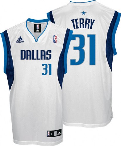 Jason Terry Youth Jersey: adidas White Replica #31 Dallas Mavericks Jersey