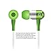 Earphones, Noot® NOOTBUDS ND-T22-Green Premium Earbuds [Noise Isolating] with Mic Stereo headphone | Earphone - Made for iPhone | iPod | iPad | Android Smartphone | MP3 Players - 24 Month Warranty