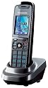 Panasonic KX-TGA840EXM Mobilteil mit Ladeschale für KX-TG84XX schnurloses DECT-Telefon Serie graphit